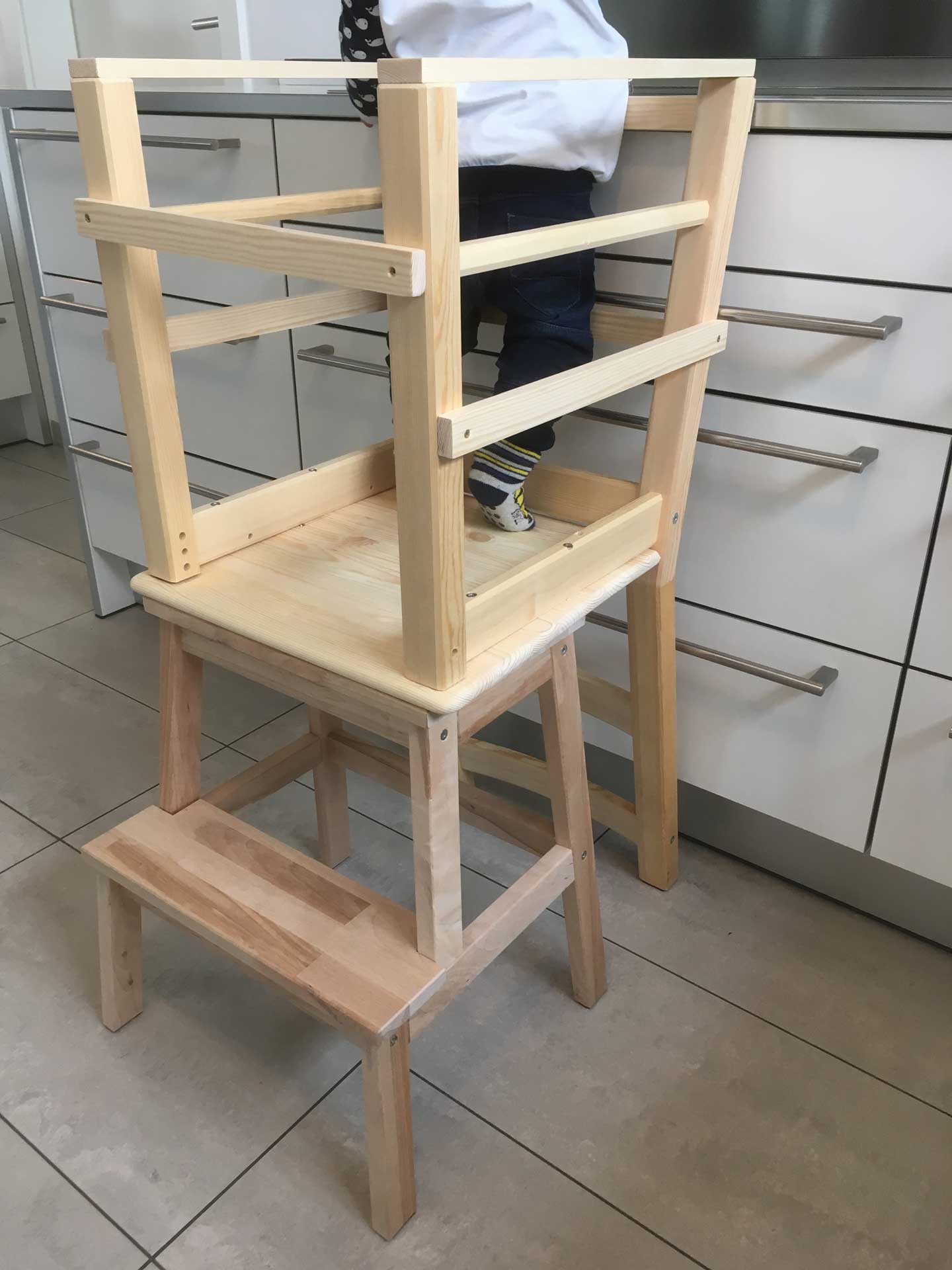 Ikea Hack Ivar Bekvam Lernturm Learning Tower Doc Ruhrgestein